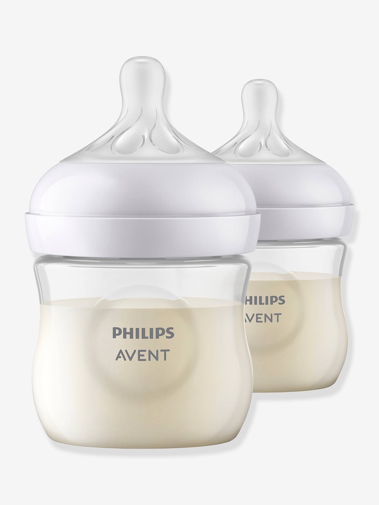 Set van 2 flesjes 125 ml Philips AVENT Natural Response doorzichtig Top Merken Winkel